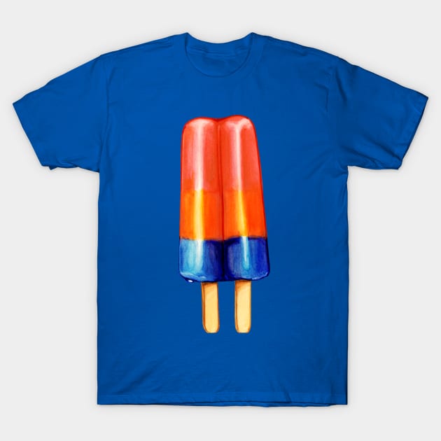 Rainbow Double pop T-Shirt by KellyGilleran